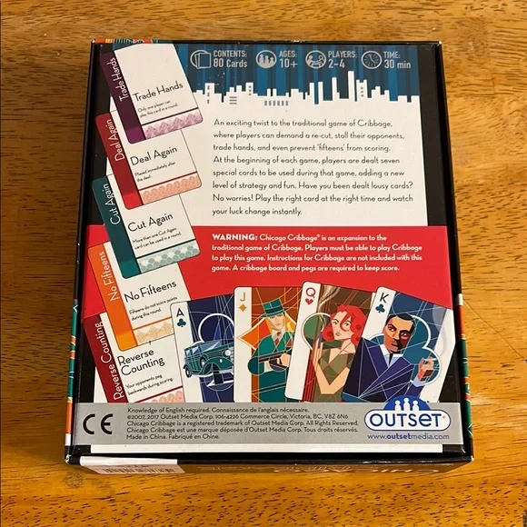 Chicago Cribbage Card Game - Picture 2 of 3